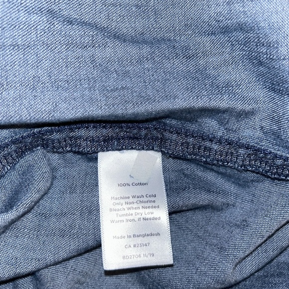 Talbots EUC 16 denim shift dress - Picture 6 of 8